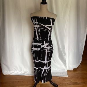 Vintage strapless dress